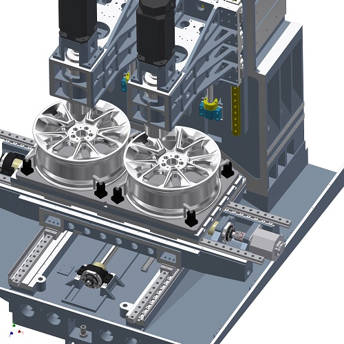 雙休心T輪轂專用機的加工效果如何？